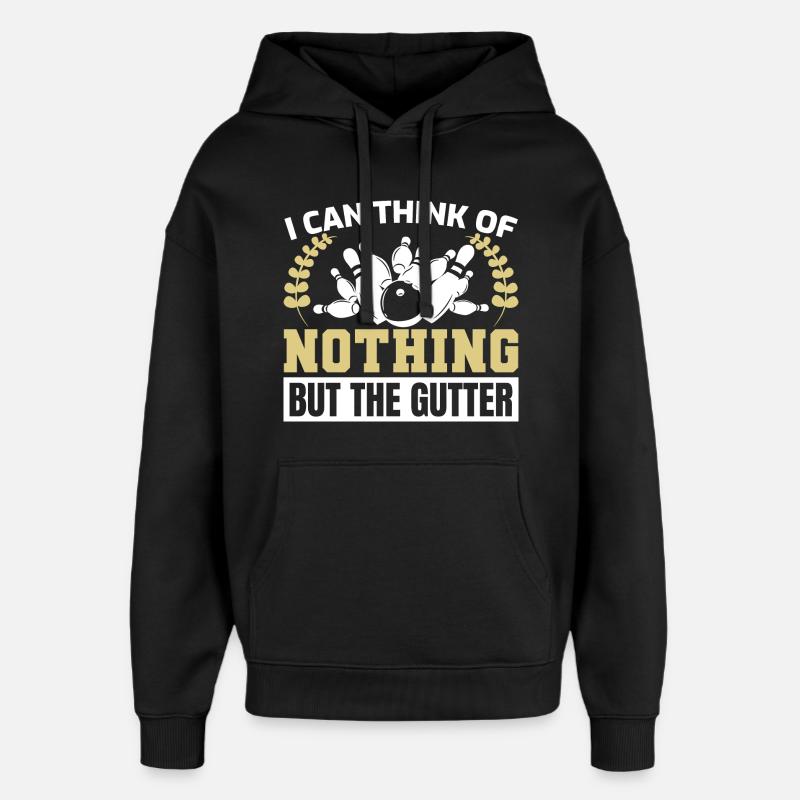 Blague drôle de melon - Sweat à capuche unisexe Stanley/Stella Oversized - noir