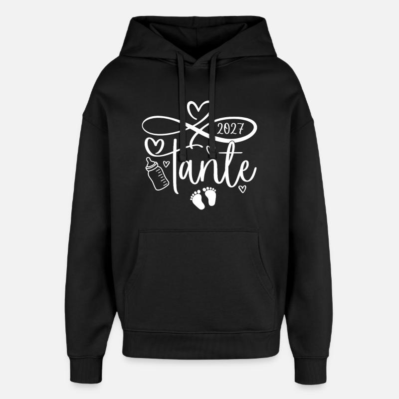Tante 2027 - Sweat à capuche unisexe Stanley/Stella Oversized - noir