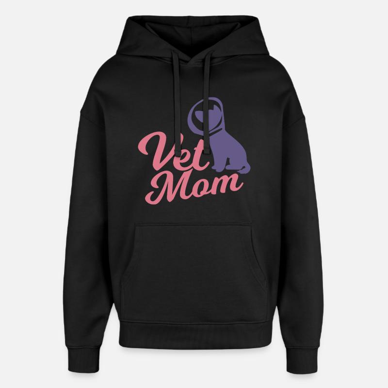 Veterinär Mutter - Oversized Unisex Hoodie von Stanley/Stella - Schwarz