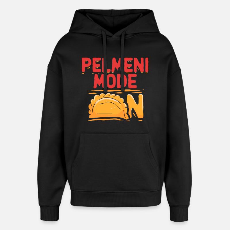 Mode Pelmeni sur Pelmenis - Sweat à capuche unisexe Stanley/Stella Oversized - noir