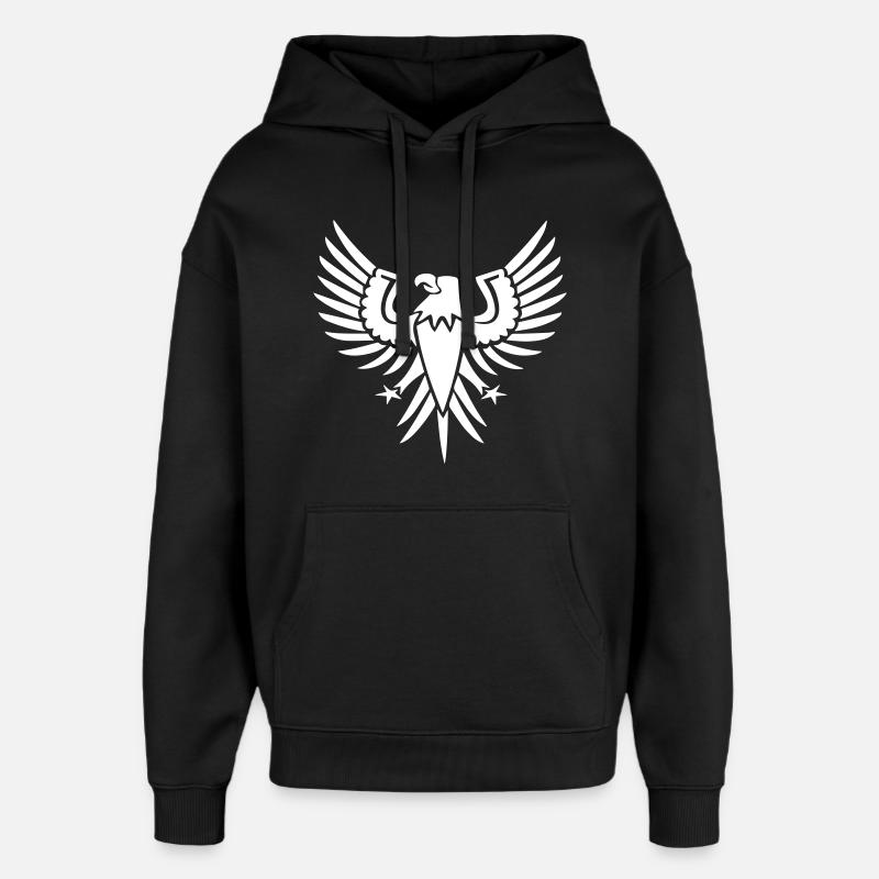 Vol de la liberté - Sweat à capuche unisexe Stanley/Stella Oversized - noir