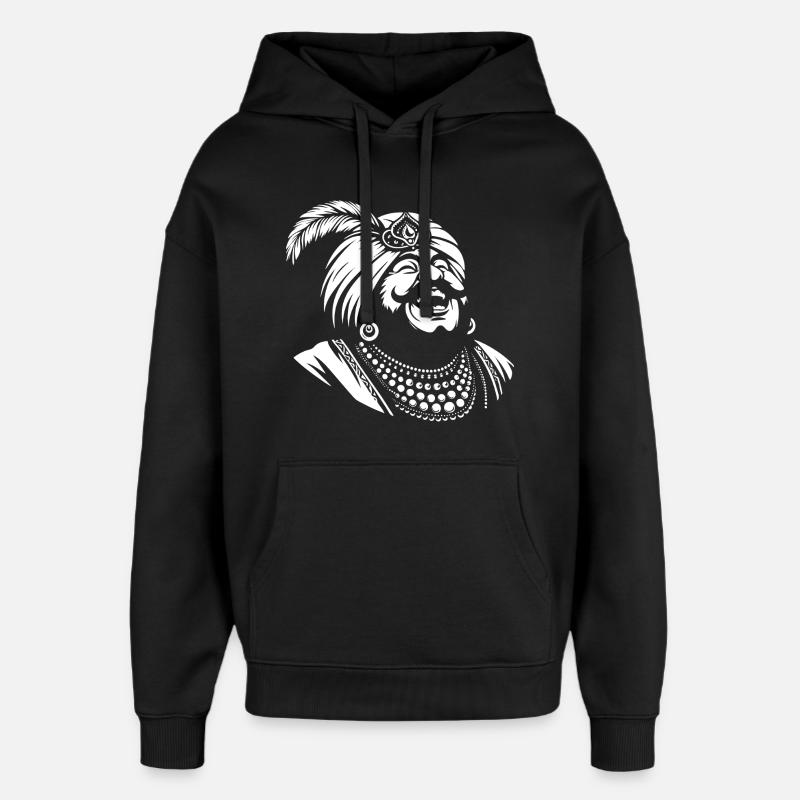 Rire Ali Baba Design - Sweat à capuche unisexe Stanley/Stella Oversized - noir