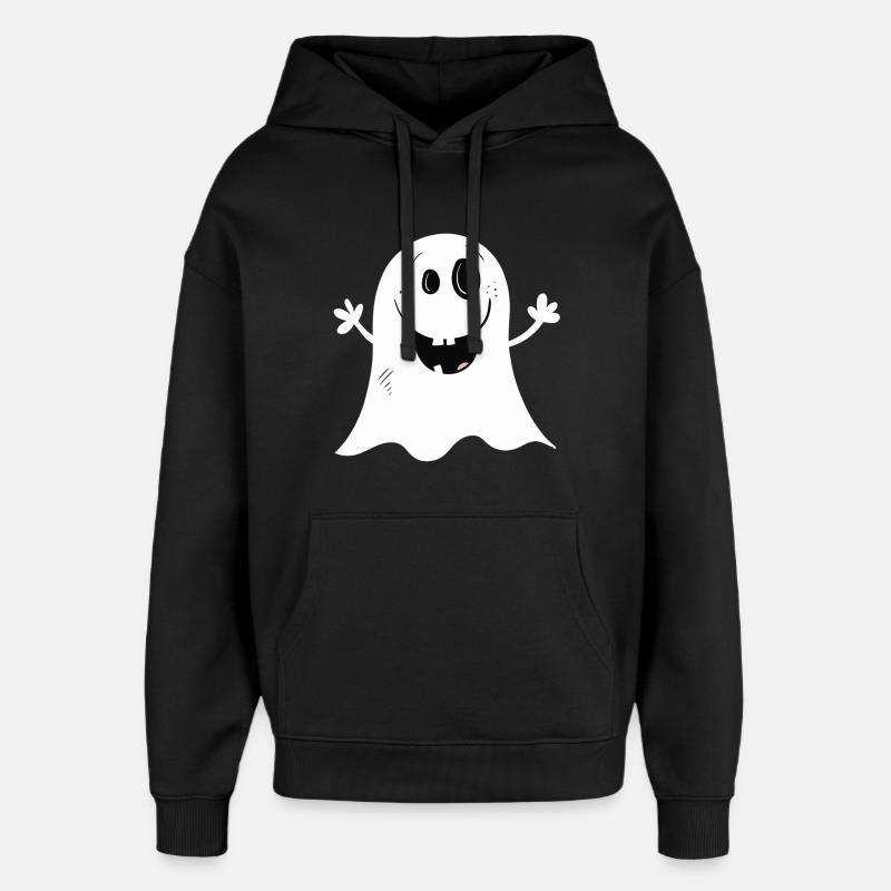 Cool Little Ghost I Halloween - Sweat à capuche unisexe Stanley/Stella Oversized - noir