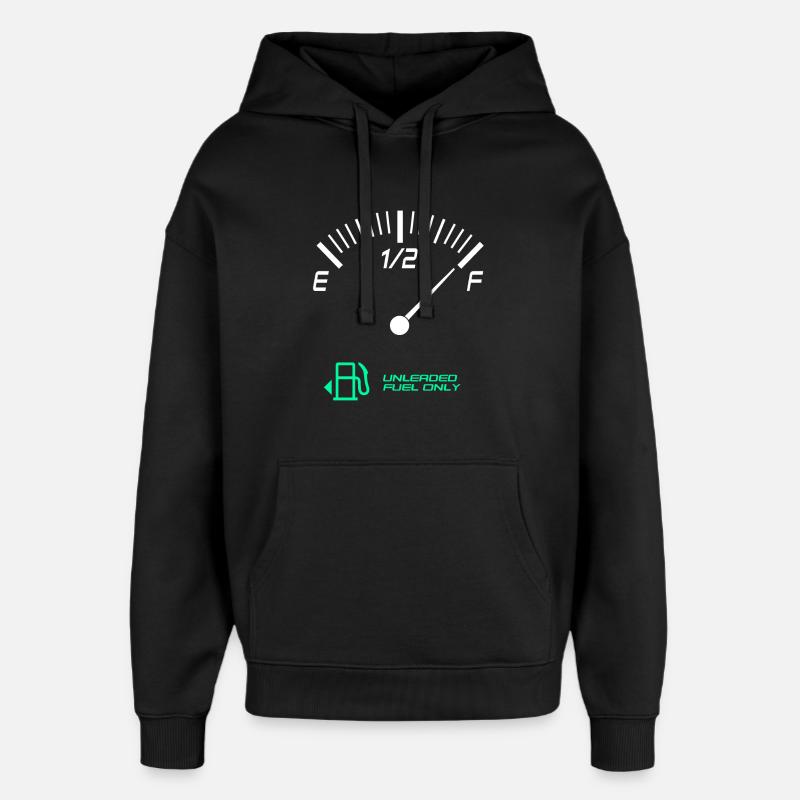 Réservoir plein - Sweat à capuche unisexe Stanley/Stella Oversized - noir