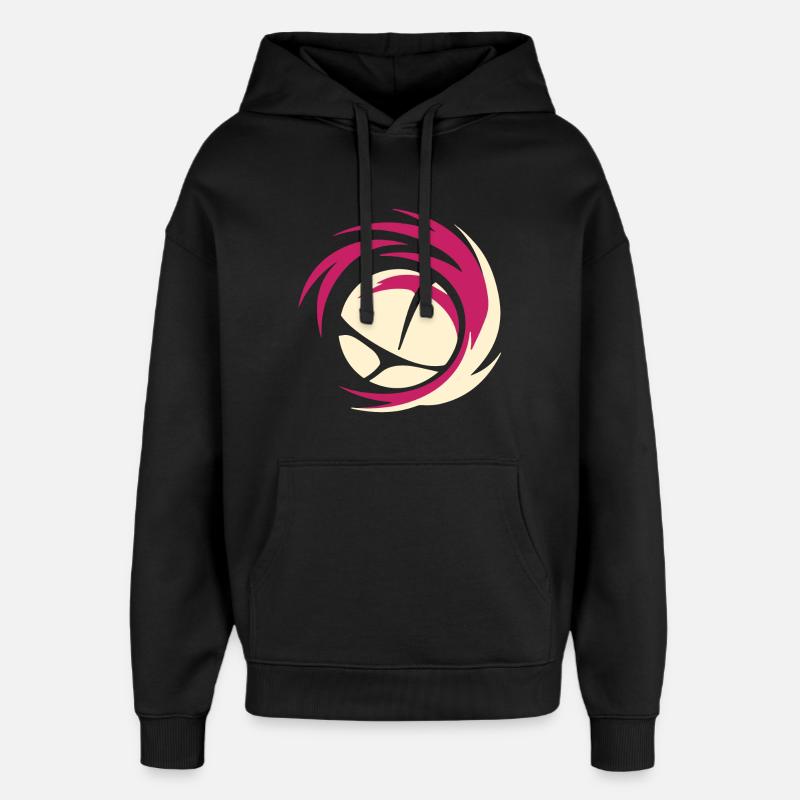 Volley-ball - Sweat à capuche unisexe Stanley/Stella Oversized - noir