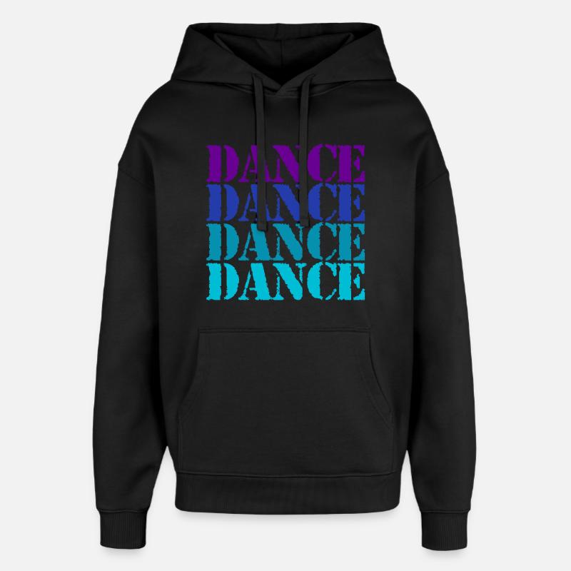 Danser - Sweat à capuche unisexe Stanley/Stella Oversized - noir
