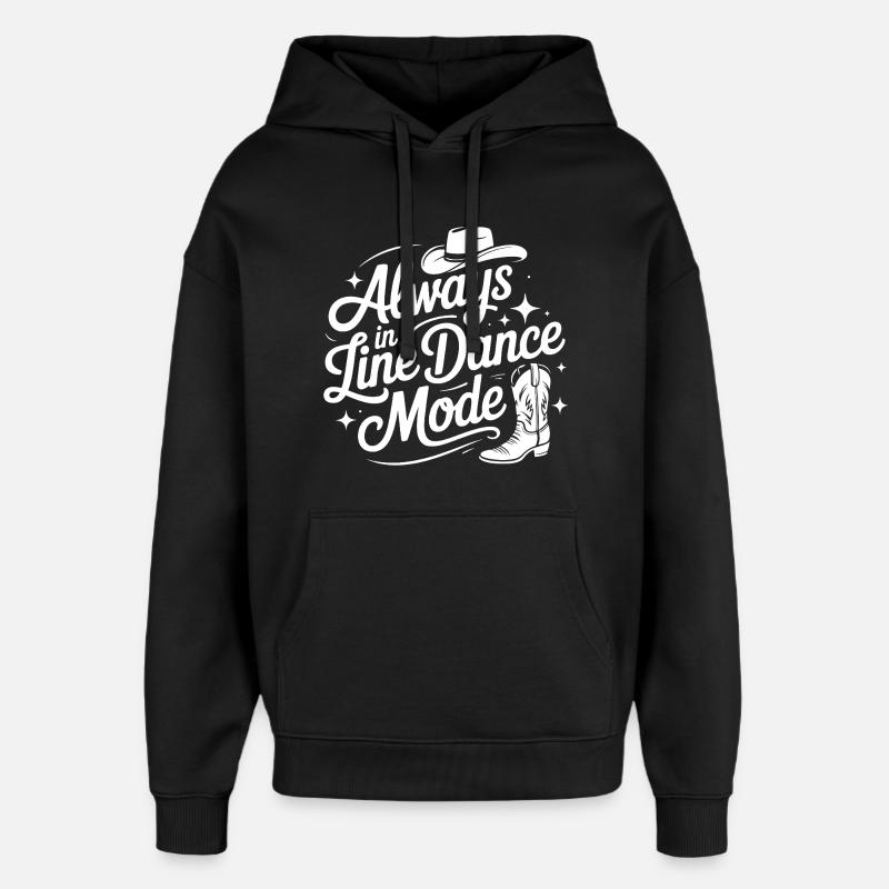 Toujours en mode danse en ligne - Sweat à capuche unisexe Stanley/Stella Oversized - noir