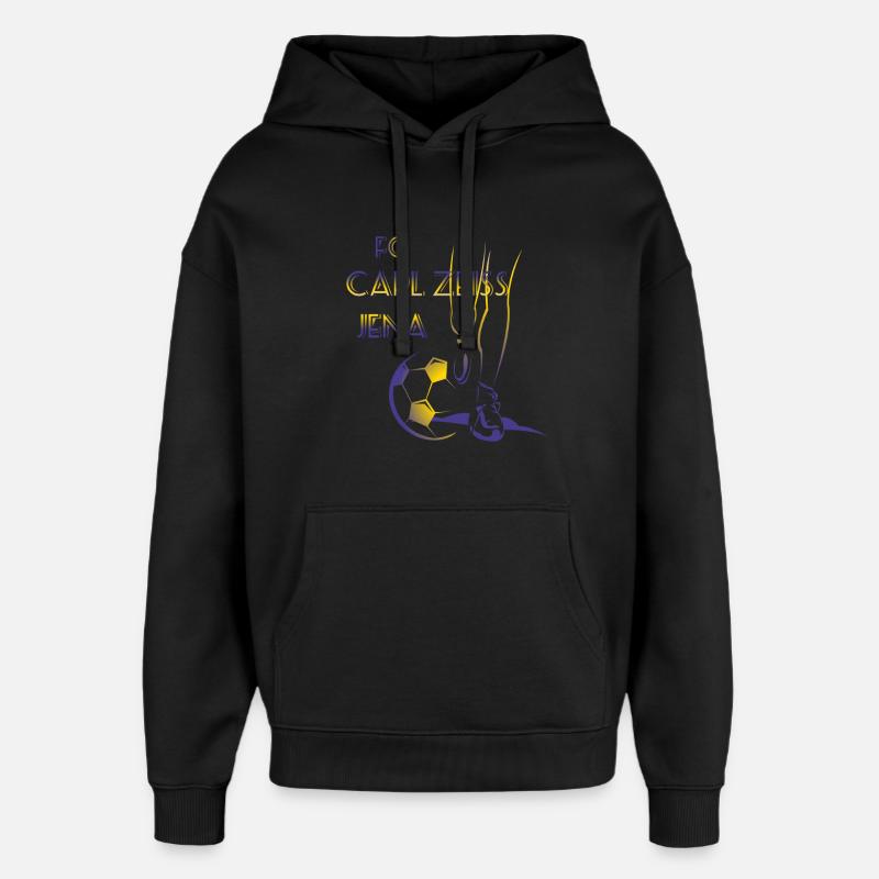 FC Carl Zeiss Jena - Sweat à capuche unisexe Stanley/Stella Oversized - noir