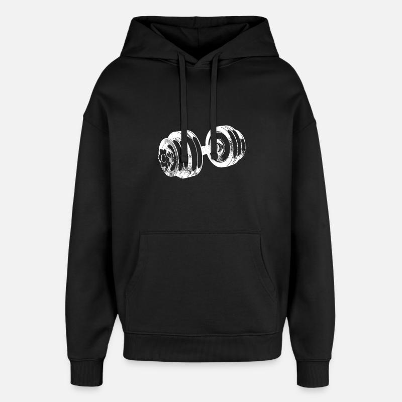 Training - Oversized Unisex Hoodie von Stanley/Stella - Schwarz