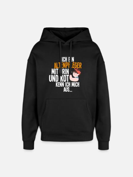 Altenpfleger - Oversized Unisex Hoodie von Stanley/Stella - Schwarz