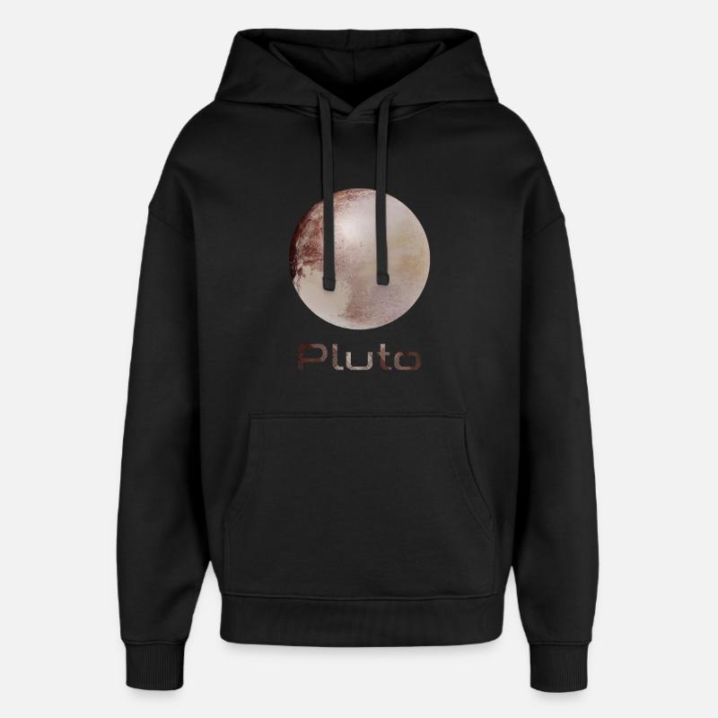 Pluto - Sweat à capuche unisexe Stanley/Stella Oversized - noir