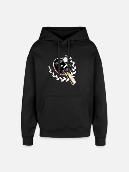 Table tennis - Oversized Unisex Hoodie by Stanley/Stella - black