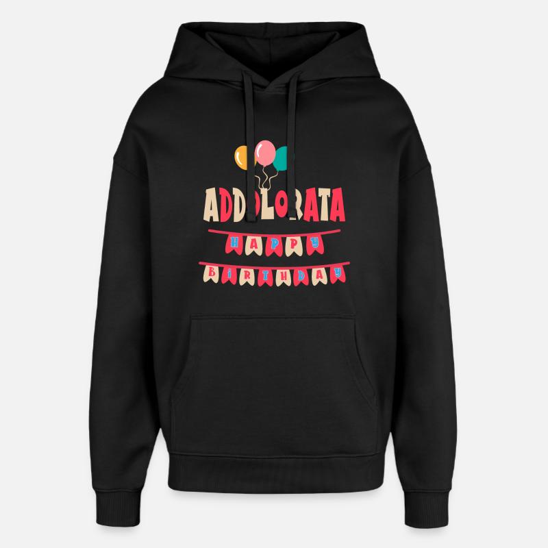 T-shirt triste joyeux anniversaire t-shirt - Sweat à capuche unisexe Stanley/Stella Oversized - noir