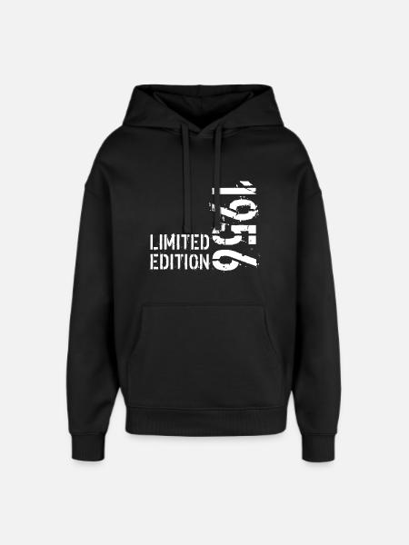 LIMITED EDITION 1956 - Oversized Unisex Hoodie by Stanley/Stella - black