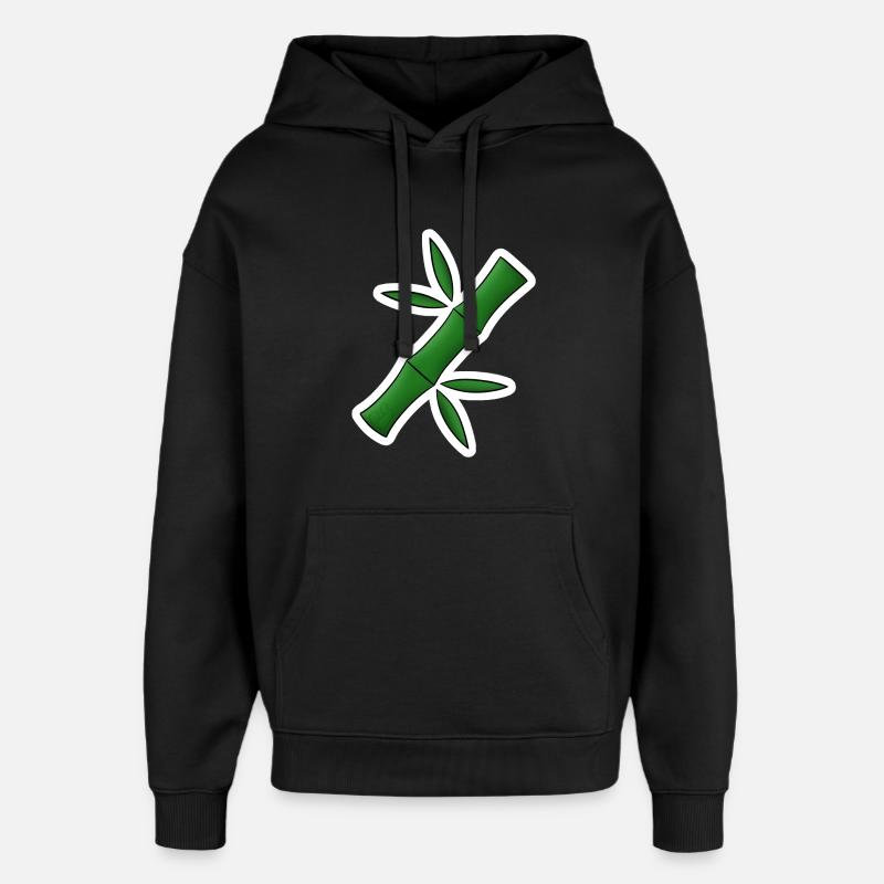 Bambou ! - Sweat à capuche unisexe Stanley/Stella Oversized - noir