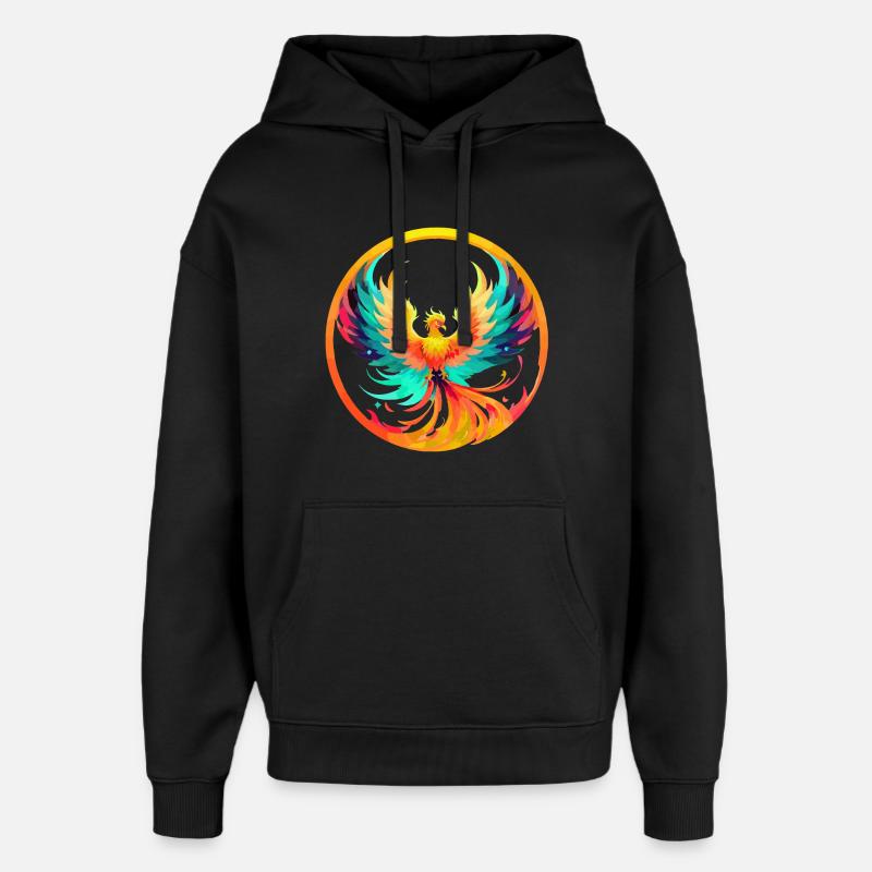 Phoenix Phönix - Oversized Unisex Hoodie von Stanley/Stella - Schwarz