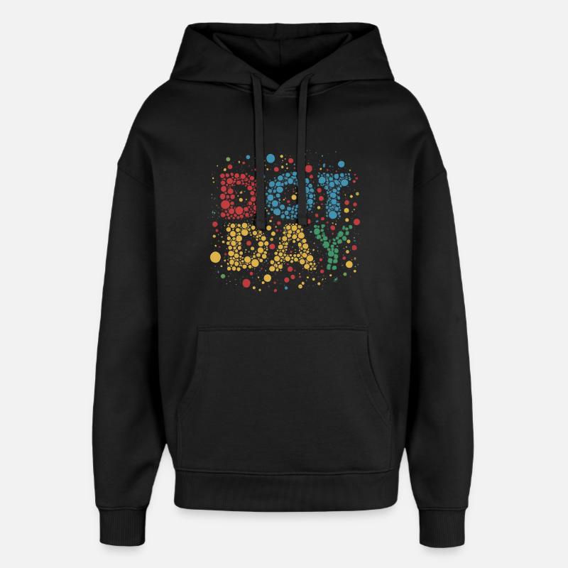 JOURNÉE DU POINT DE VUE - Sweat à capuche unisexe Stanley/Stella Oversized - noir