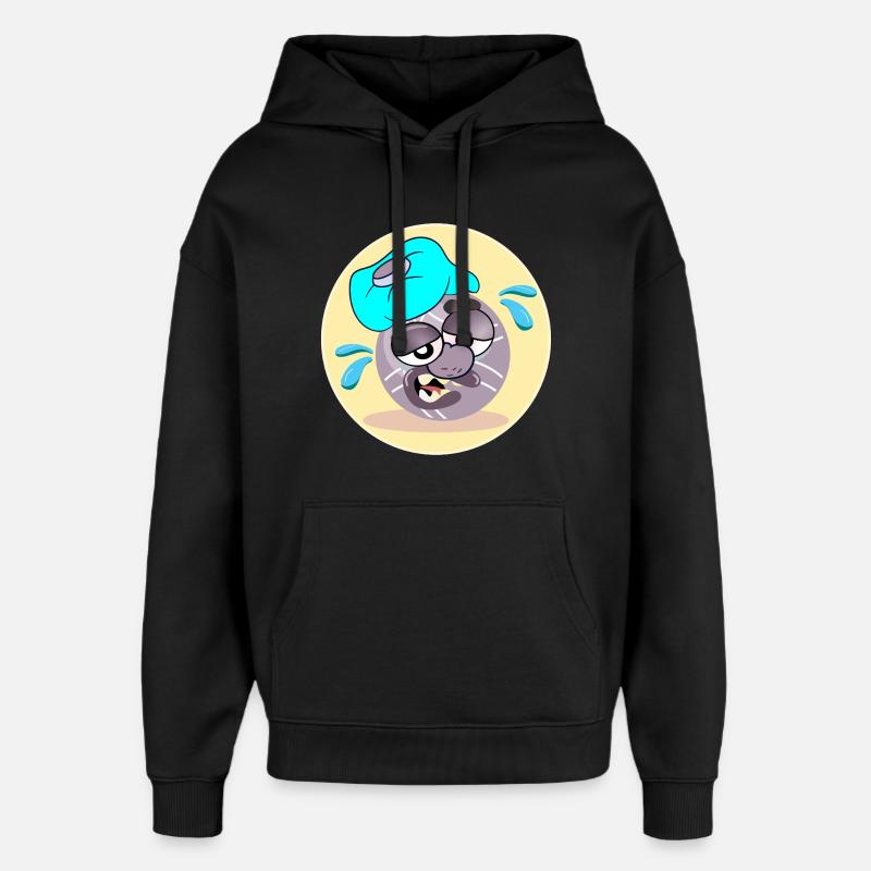 Pétanque Été Boule - Sweat à capuche unisexe Stanley/Stella Oversized - noir
