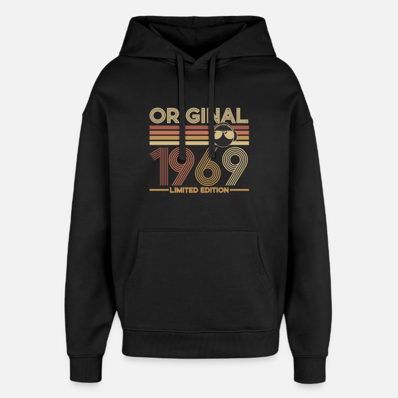Original 1969 Édition Limitée - Sweat à capuche unisexe Stanley/Stella Oversized - noir