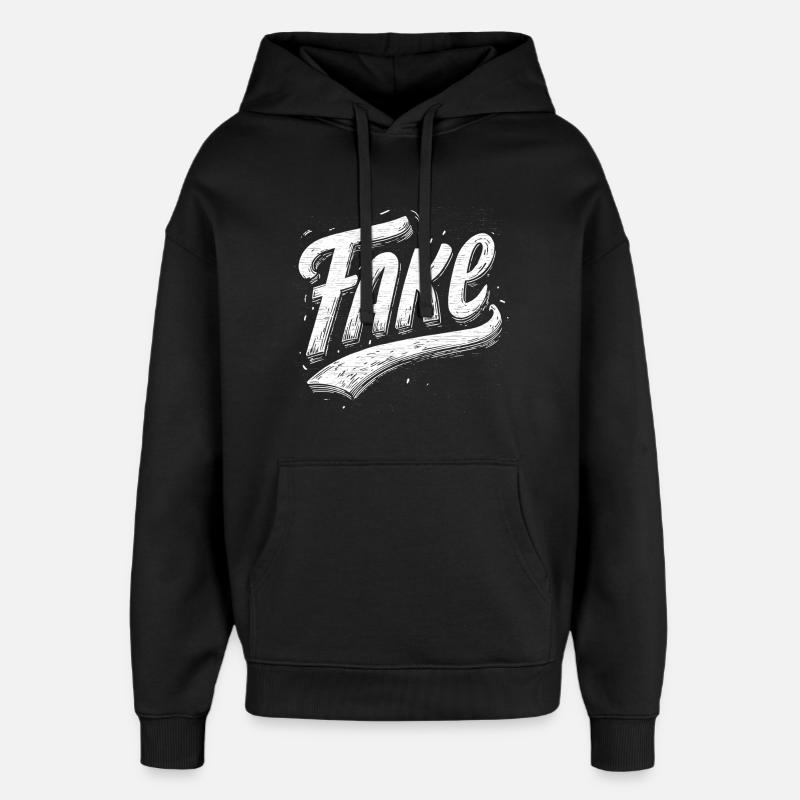 Faux - Sweat à capuche unisexe Stanley/Stella Oversized - noir