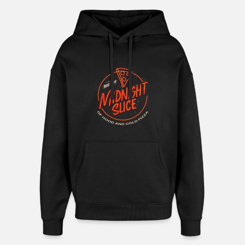 Midnight Slice - Oversized Unisex Hoodie von Stanley/Stella - Schwarz