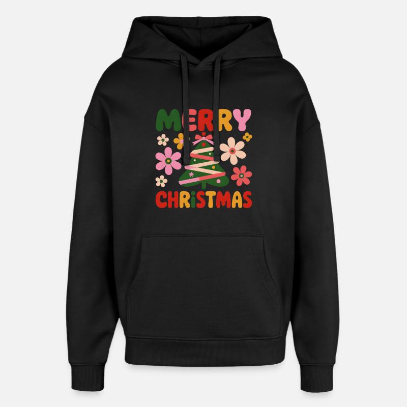 Joyeux noël - Sweat à capuche unisexe Stanley/Stella Oversized - noir