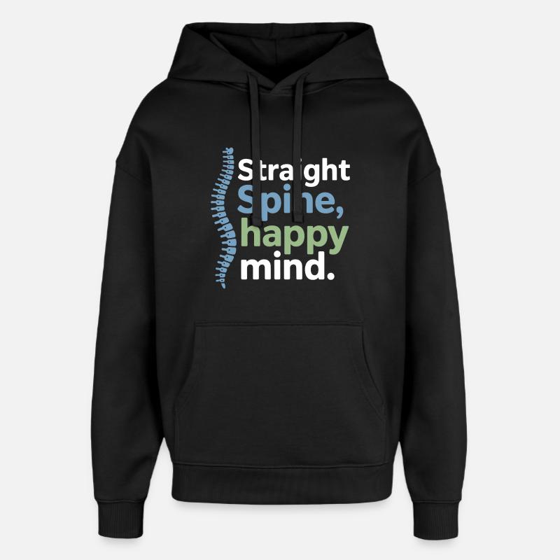 Équipement d’alignement neurospinal clinique DC agréé - Sweat à capuche unisexe Stanley/Stella Oversized - noir