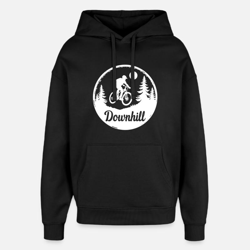 VTT de descente - Sweat à capuche unisexe Stanley/Stella Oversized - noir