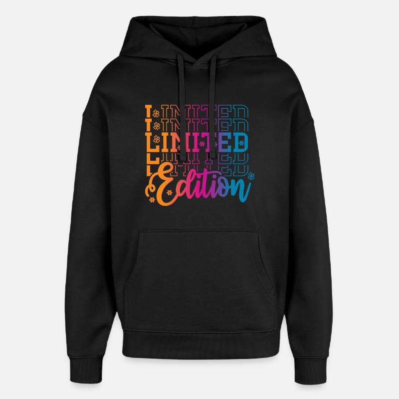 Édition limitée - Sweat à capuche unisexe Stanley/Stella Oversized - noir