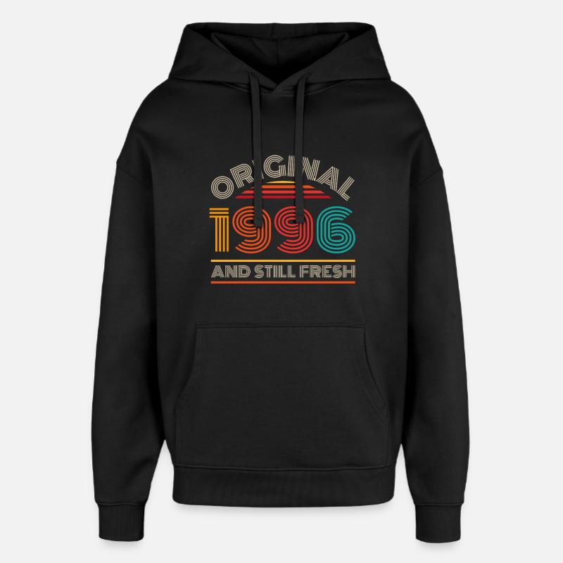 30e anniversaire du millésime 1996 - Sweat à capuche unisexe Stanley/Stella Oversized - noir