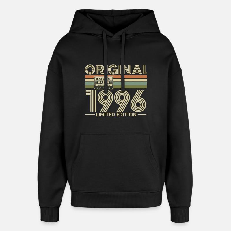 Original 1996 Édition Limitée - Sweat à capuche unisexe Stanley/Stella Oversized - noir