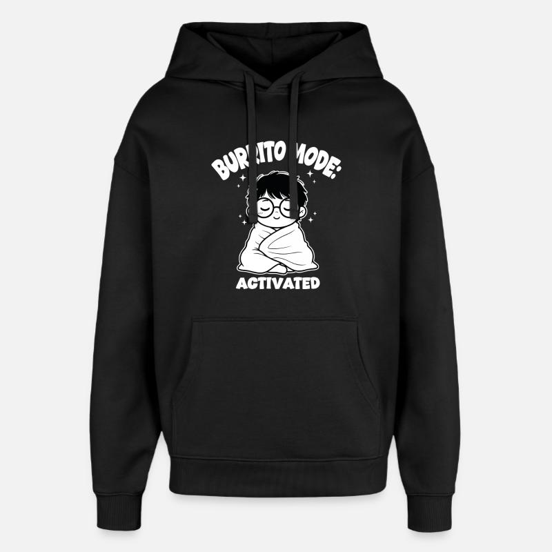 Burrito-Cover-Modus - Oversized Unisex Hoodie von Stanley/Stella - Schwarz