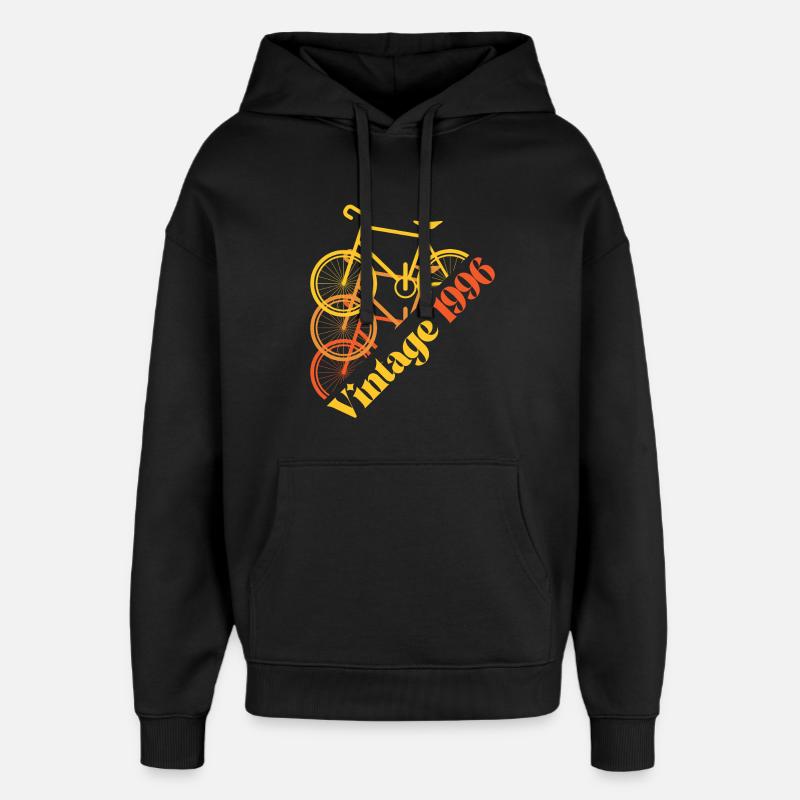 Millésime 1996 - Sweat à capuche unisexe Stanley/Stella Oversized - noir