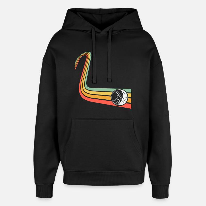 Golf - Sweat à capuche unisexe Stanley/Stella Oversized - noir