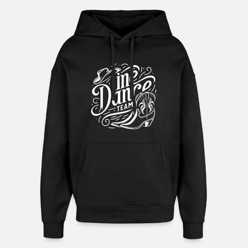 Time Dance Team - Oversized Unisex Hoodie von Stanley/Stella - Schwarz