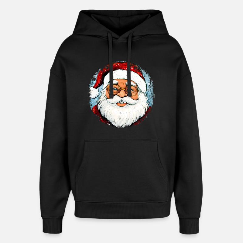 Père Noël - Sweat à capuche unisexe Stanley/Stella Oversized - noir