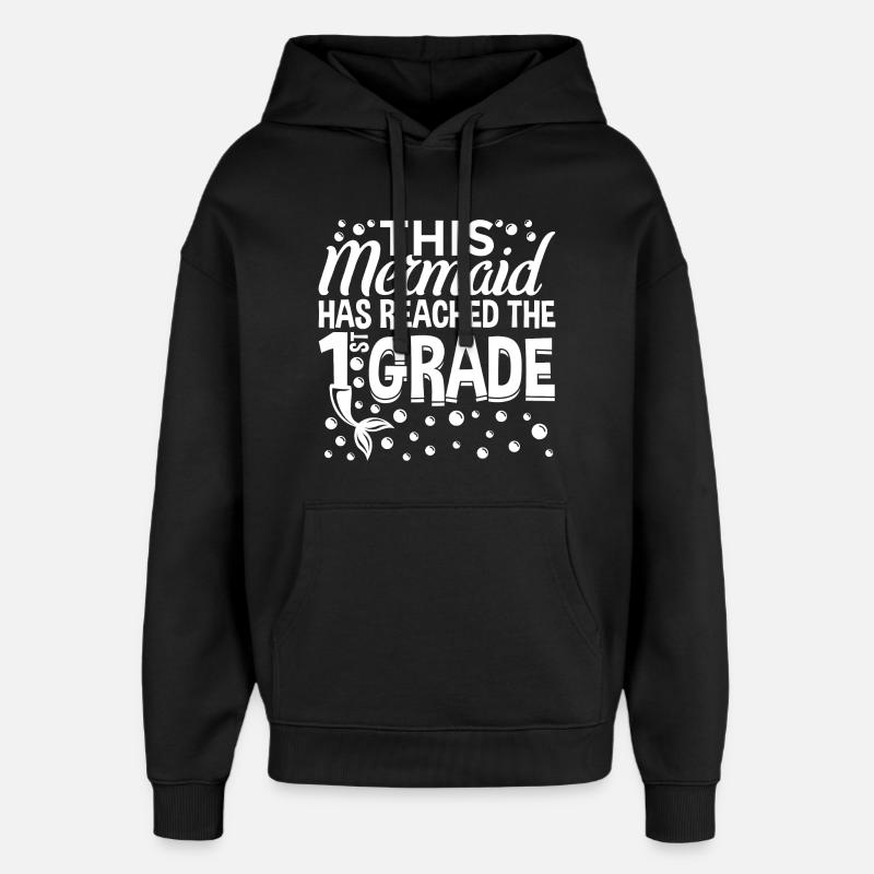 Etudiant 1ère classe - Sweat à capuche unisexe Stanley/Stella Oversized - noir