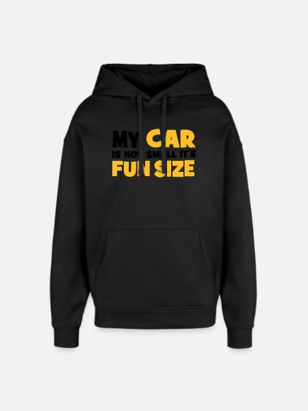 Small car - Sweat à capuche unisexe Stanley/Stella Oversized - noir