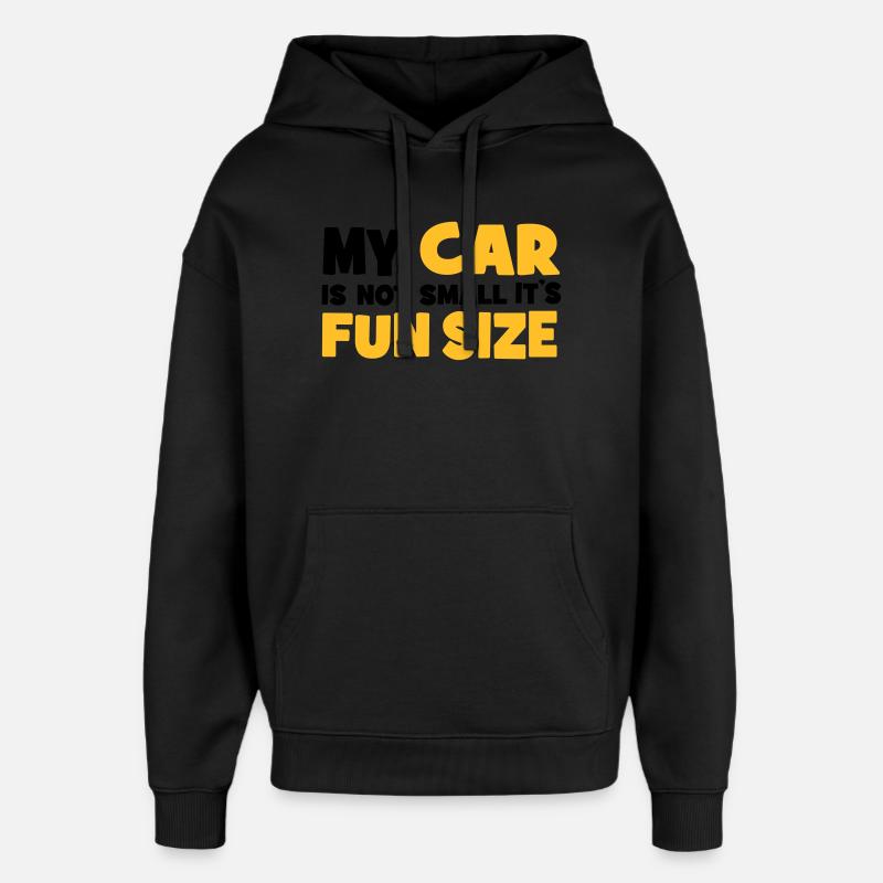 Small car - Sweat à capuche unisexe Stanley/Stella Oversized - noir