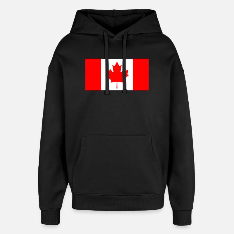 Canada - Sweat à capuche unisexe Stanley/Stella Oversized - noir