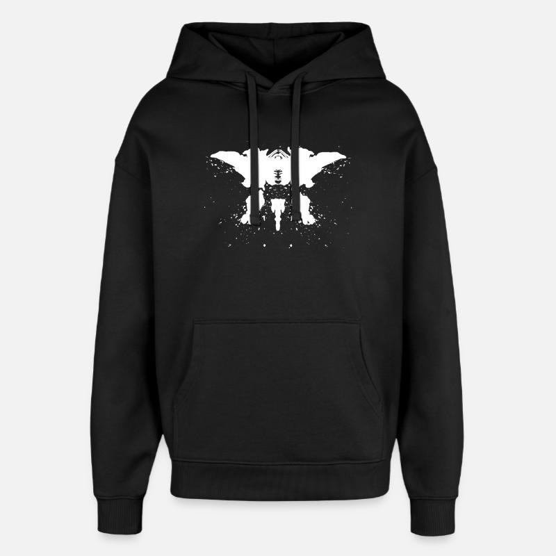 Rorschach - Oversized Unisex Hoodie by Stanley/Stella - black