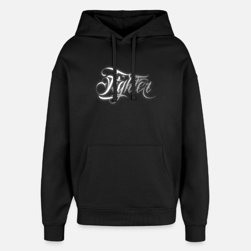 Combattant - Sweat à capuche unisexe Stanley/Stella Oversized - noir