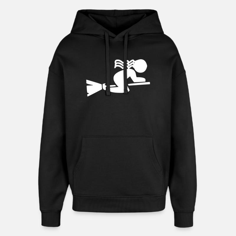 Eine junge Hexe - Oversized Unisex Hoodie von Stanley/Stella - Schwarz