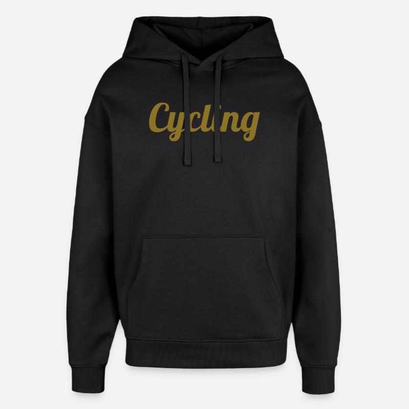 Cycling - Sweat à capuche unisexe Stanley/Stella Oversized - noir