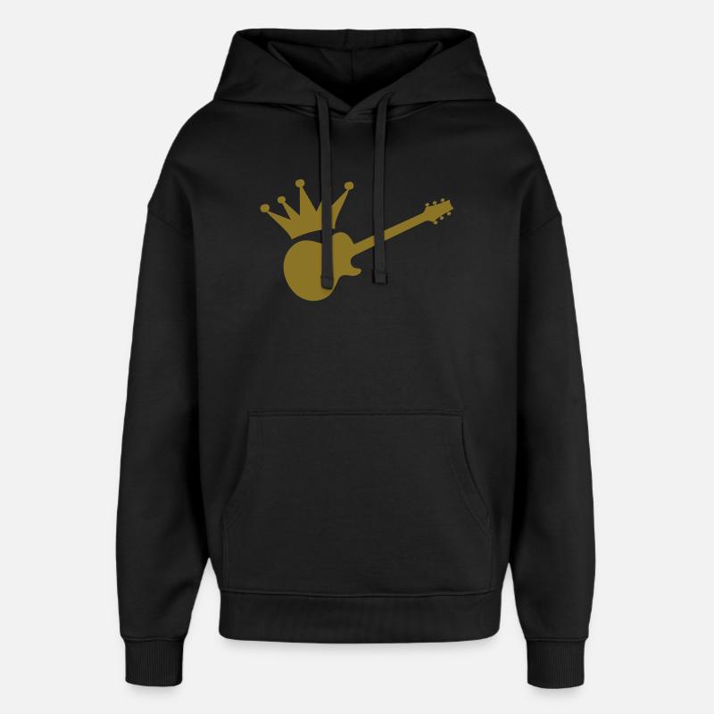 Guitar ! - Sweat à capuche unisexe Stanley/Stella Oversized - noir