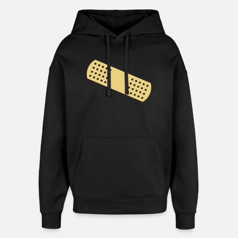 Pansement - Sweat à capuche unisexe Stanley/Stella Oversized - noir