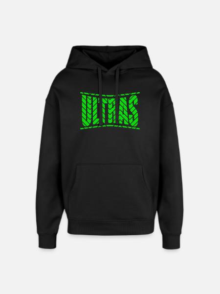 ultras football fans t-shirt design gift idea - Oversized Unisex Hoodie by Stanley/Stella - black