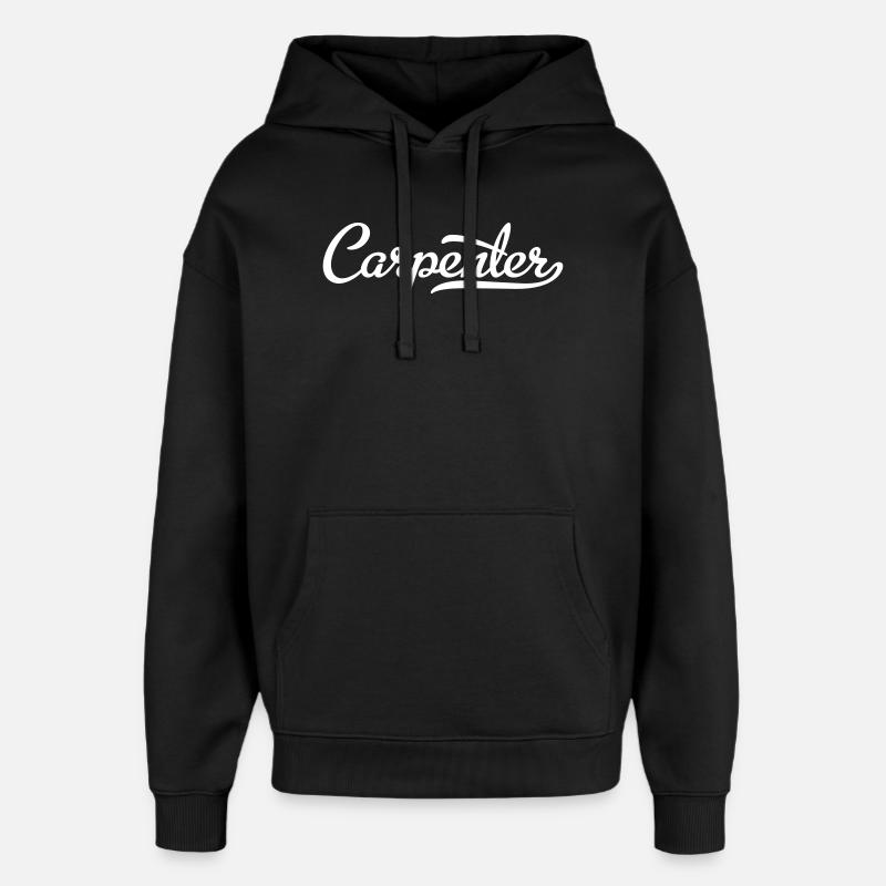 carpenter - Oversized Unisex Hoodie von Stanley/Stella - Schwarz