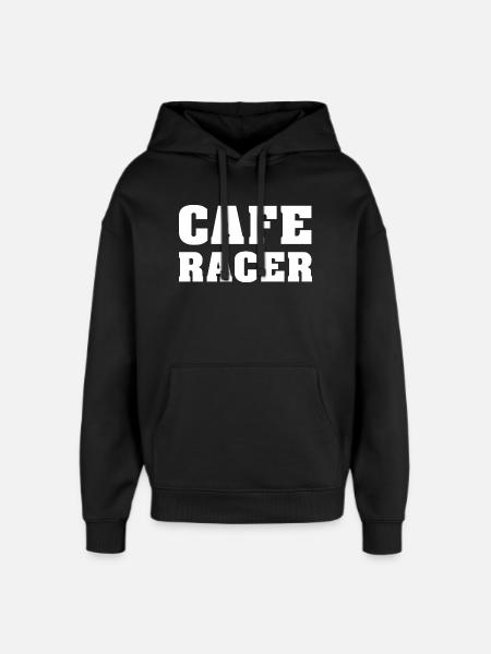 Cafe Racer Cycles Moto Symbole Garage Personnalisé - Sweat à capuche unisexe Stanley/Stella Oversized - noir