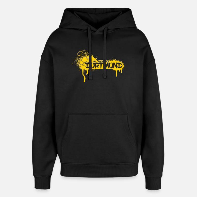 Dortmund Ruhrpott Ball - Sweat à capuche unisexe Stanley/Stella Oversized - noir